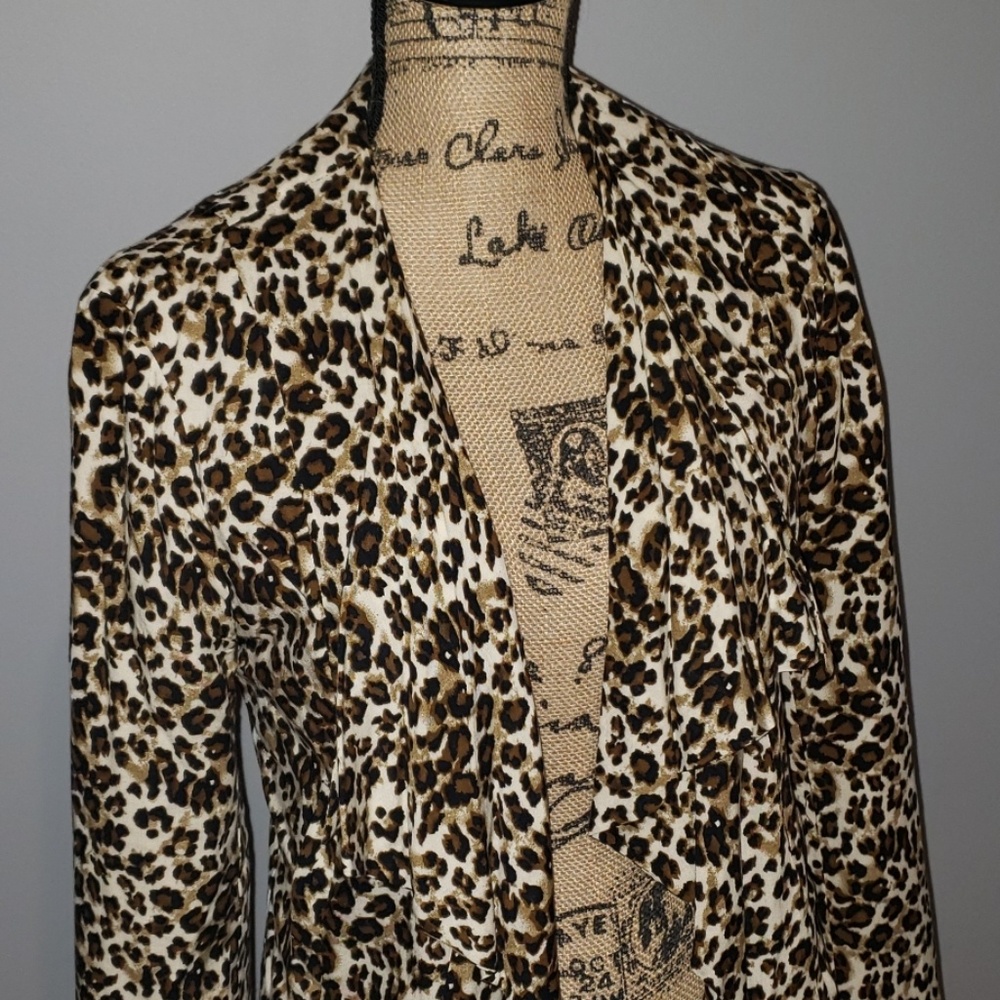 Animal print jacket